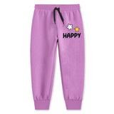 Trampoline Girls Printed T-Shirt and Track pant Set Pack of 1