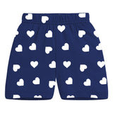 Trampoline Girls Pack of 2 Unicorn & Heart Clothing Set - Purple & Blue