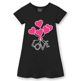 Trampoline Girls Midi Dress Combo | Half Sleeve Cotton Dresses with Fun Prints | Soft & Stylish Everyday Outfits for Kids | Pack of 2