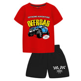 Trampoline Boys Printed Casual Clothing Set (Pack of 1)