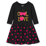Trampoline Girls Midi Dress Combo | 3/4 Sleeve Cotton Dresses for Kids with Bright Prints | Everyday Comfort Meets Playful Style | Pack of 2
