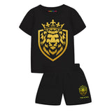 Trampoline Boys King Lion Clothing Set - Black