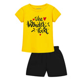 Trampoline Girls Printed Casual Clothing Set (Pack of 1)