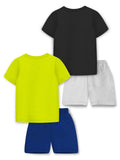 Trampoline Boys Printed T-shirt & Short Set Pack of 2