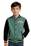 Trampoline Boys Towel Print Logo Winter Jacket - Multi Colour