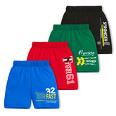 Trampoline Boys & Girls Casual Printed Shorts (Pack of 4)