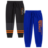 Trampoline Boys Printed Casual Track pant (Pack of 2)