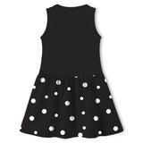 Trampoline Girls Midi Dress Combo | Half Sleeve Cotton Dresses with Fun Prints | Soft & Stylish Everyday Outfits for Kids | Pack of 2