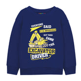 Trampoline Boys Full Sleeve Printed Sweatshirt (Pack of 1)