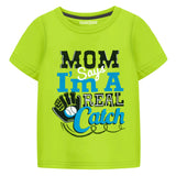 Trampoline Boys Pack of 5 Text T-Shirt - Multicolor