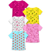 Trampoline Girls Full Sleeves Regular Fit T-Shirt (Pack of 5)