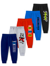 Trampoline Boys and Girls Pyjama Pants, Track Pants Pack of 5