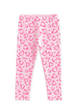 Trampoline Girls Pack of 3 Printed All Over Leggings - Purple Pink & Black