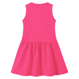 Trampoline Girls Sleeveless Midi Dresses Pack of 2 | Soft Cotton Blend | Colorful & Adorable Prints | Perfect for Playdates, Parties & Everyday Summer Fun