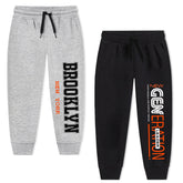 Trampoline Boys Printed Casual Track pant (Pack of 2)