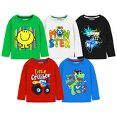 Trampoline Boys Full Sleeves Regular Fit T-Shirt (Pack of 5)