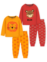 Trampoline Boys & Girls Printed Clothing Set Pack of 2 Red,Yellow