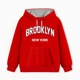 Trampoline Girls Brooklyn New York Sweatshirt - Red