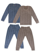 Trampoline Boys & Girls Striped Top-Pyjama Thermal Set (Pack of 2)