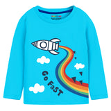 Cool Boys & Space Printed Full Sleeve T-Shirts – Pack of 5 | Trampoline Kids