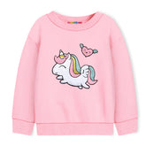 Trampoline Girls Full Sleeve Printed Sweatshirt (Pack of 1)