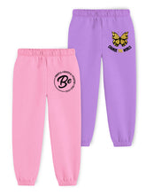 Trampoline Girls Graphic Printed Track Pants Pack of 2