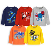 Trampoline Boys Full Sleeves Regular Fit T-Shirt (Pack of 5)