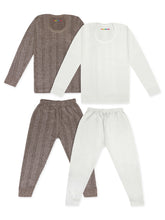 Trampoline Boys & Girls Striped Top-Pyjama Thermal Set (Pack of 2)