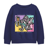 Trampoline Girls Full Sleeve Printed Sweatshirt (Pack of 1)