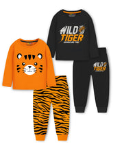 Trampoline Boys Pack of 2 Graphic Printed T-shirt with Pyjama