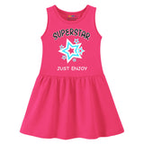 Trampoline Girls Sleeveless Midi Dresses Pack of 2 | Soft Cotton Blend | Colorful & Adorable Prints | Perfect for Playdates, Parties & Everyday Summer Fun