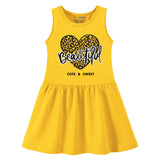 Trampoline Girls Sleeveless Midi Dresses Pack of 2 | Soft Cotton Blend | Colorful & Adorable Prints | Perfect for Playdates, Parties & Everyday Summer Fun