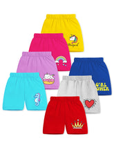 Trampoline Boys and Girls Graphic Printed Shorts Pack of 7