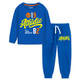 Trampoline Boys Printed Tshirt & Trackpant Set (Pack of 1)