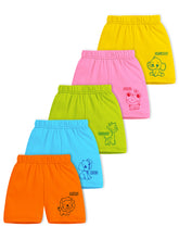 Trampoline Boys & Girls Animal Printed Shorts (Pack of 5)