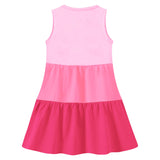 Trampoline Girls Sleeveless Midi Dresses Pack of 1 | Soft Cotton Blend | Colorful & Adorable Prints | Perfect for Playdates, Parties & Everyday Summer Fun