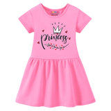 Trampoline Girls Midi Dress Combo | Half Sleeve Cotton Dresses with Fun Prints | Soft & Stylish Everyday Outfits for Kids | Pack of 2