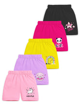 Trampoline Girls Pack of 5 Printed Regular Fit Shorts
