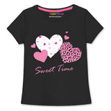 Trampoline Girls Pack of 3 Daddy & Heart T-Shirt - Multi Colour