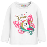 Trampoline Kids Girls Unicorn & Flower T-Shirt & Pajama Set Pack of 2 - Multicolor
