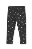 Trampoline Girls Pack of 3 Printed All Over Leggings - Purple Pink & Black