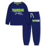Trampoline Boys Printed Tshirt & Trackpant Set (Pack of 1)