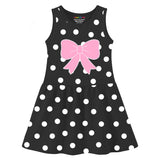 Trampoline Girls Sleeveless Midi Dresses Pack of 2 | Soft Cotton Blend | Colorful & Adorable Prints | Perfect for Playdates, Parties & Everyday Summer Fun