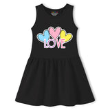 Trampoline Girls Sleeveless Midi Dresses Pack of 2 | Soft Cotton Blend | Colorful & Adorable Prints | Perfect for Playdates, Parties & Everyday Summer Fun