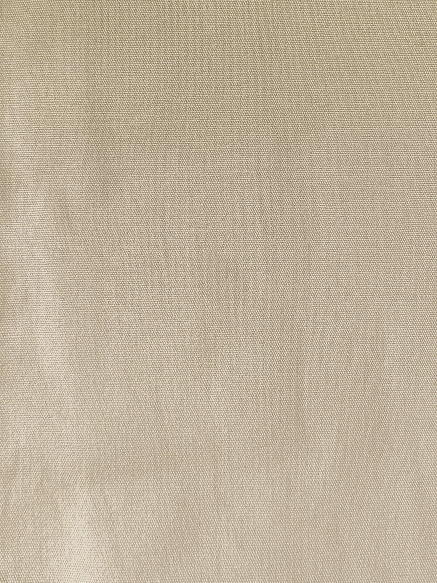 Trampoline Cotton Woven Full Length Solid Coloured Trousers With 2 Pockets - Beige