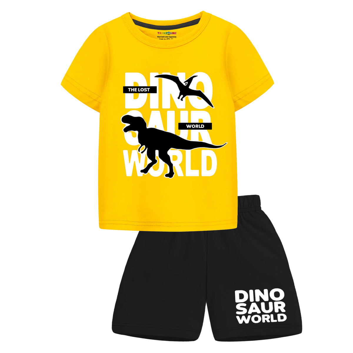 Trampoline Boys Printed Casual Clothing Set (Pack of 1)