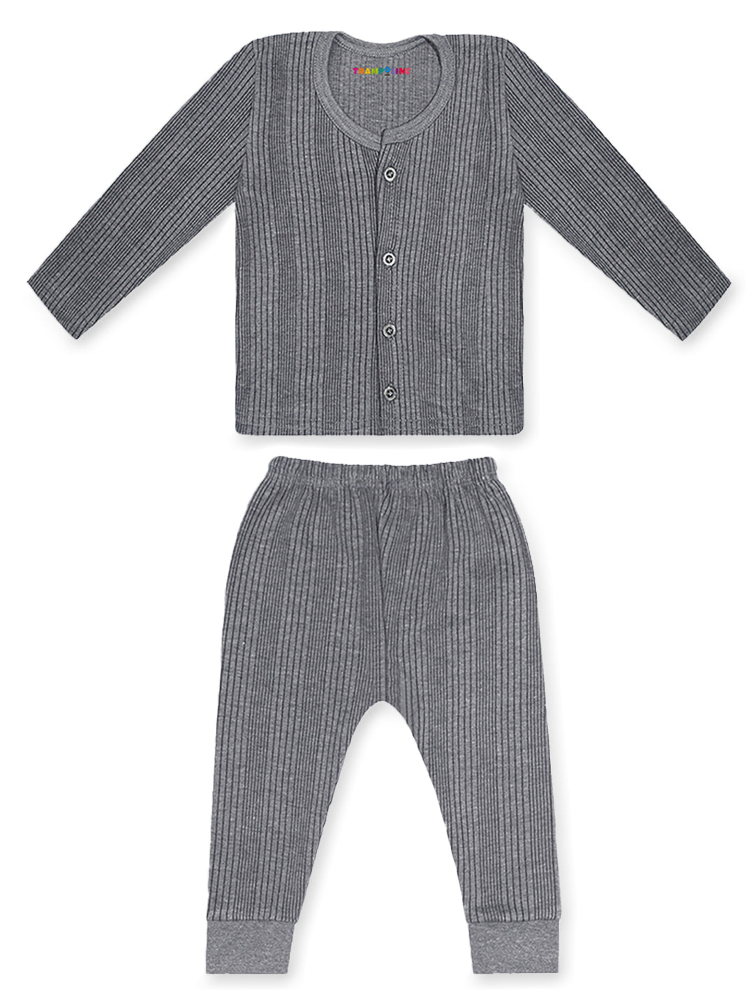 Trampoline Boys & Girls Striped Top-Pyjama Thermal Set (Pack of 1)