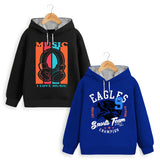 Trampoline Boys Full Sleeve Printed Hooded Sweatshirt (Pack of 2)