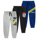 Trampoline Boys Printed Casual Track pant (Pack of 3)