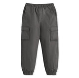 Trampoline Boys Woven Cargo Trousers Regular Fit with 4 Pockets (Grey)
